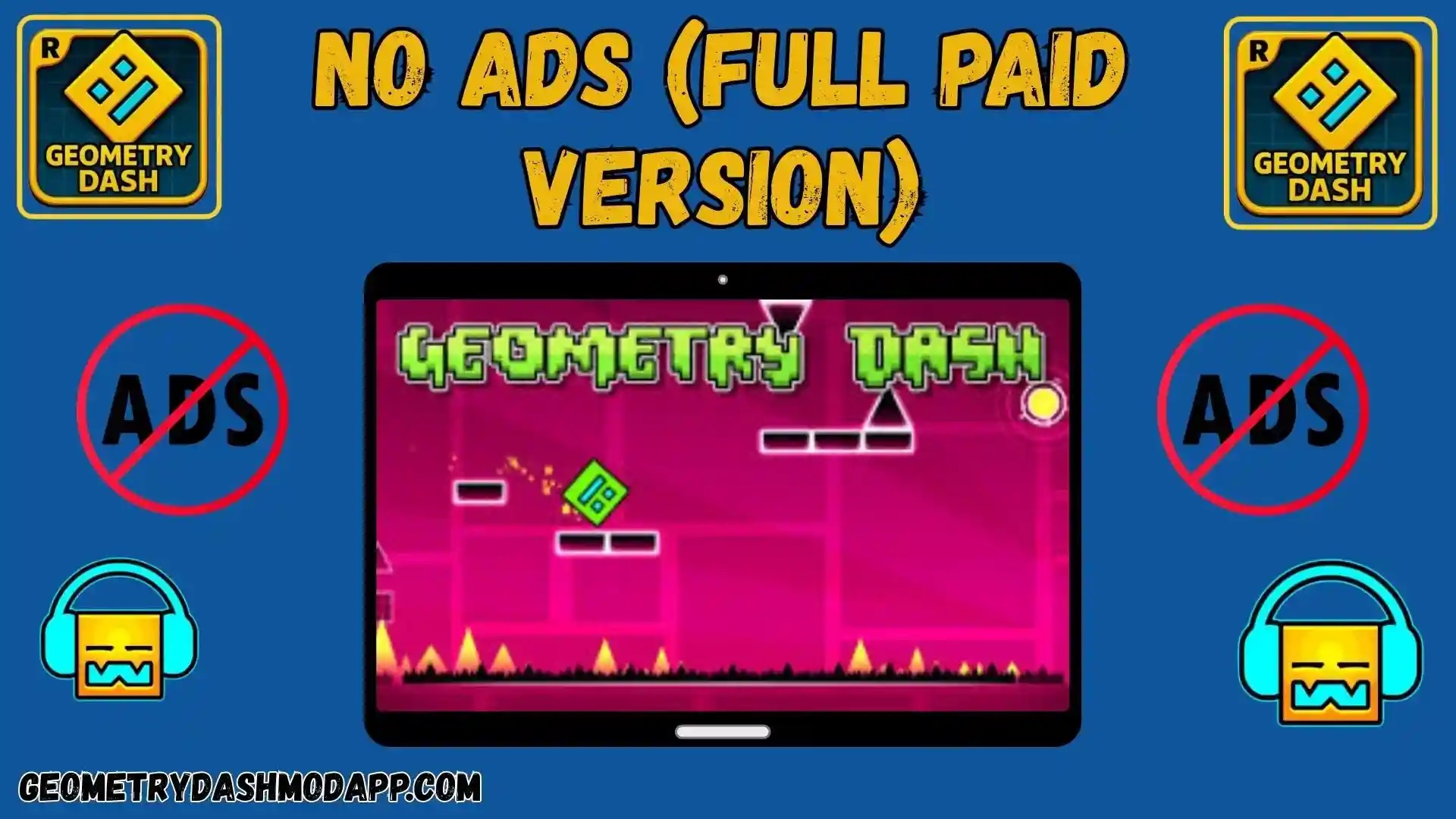 Geometry Dash Old Versions 7 No ads in Geometry Dash full version
