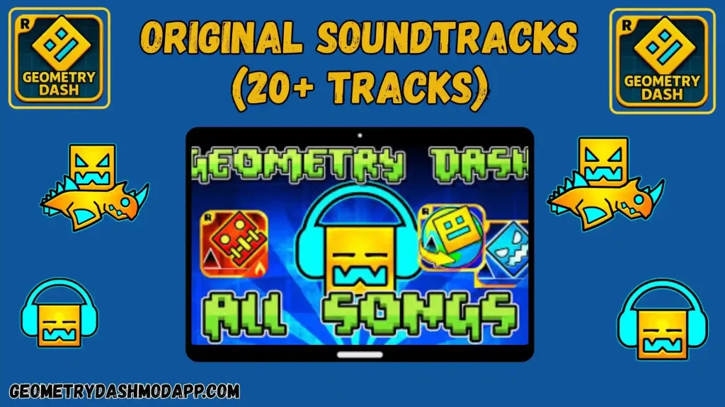 Geometry Dash Old Versions 5 Original soundtracks in Geometry Dash