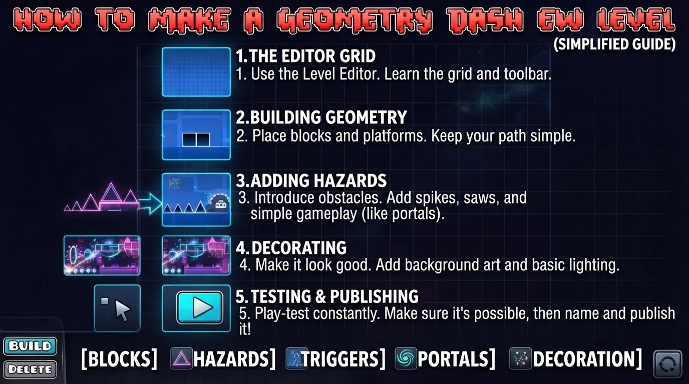 How to Make a Geometry Dash Level 1 How to Make a Geometry Dash Level